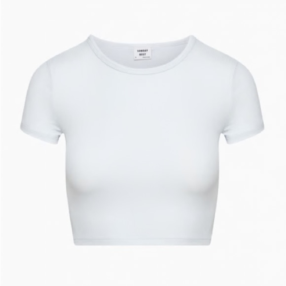 Sunday Best Short Sleeve Ribbed Bliss Tee